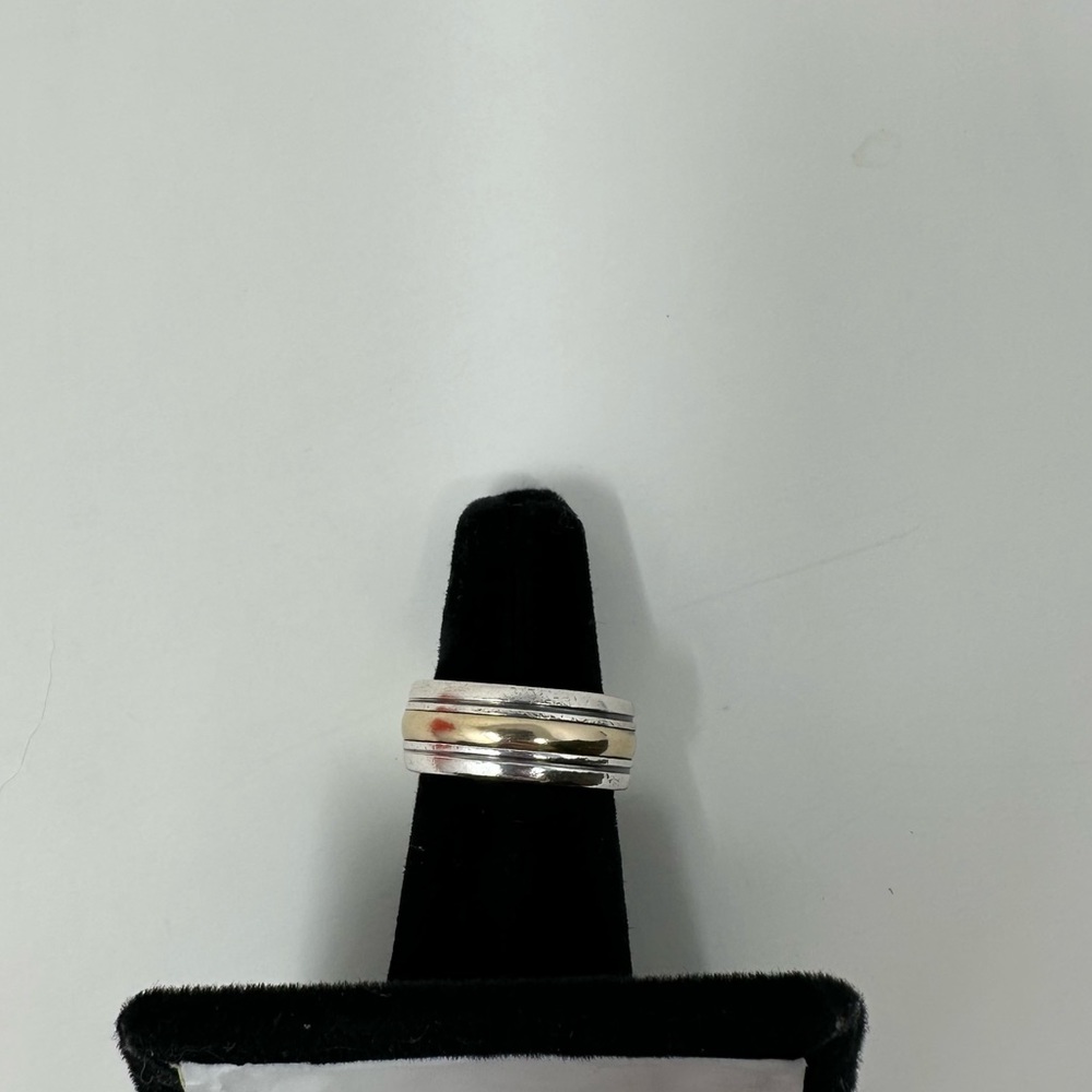 James Avery Retired Gold and Silver Wedding Band Size 5 - Picture 4 of 8